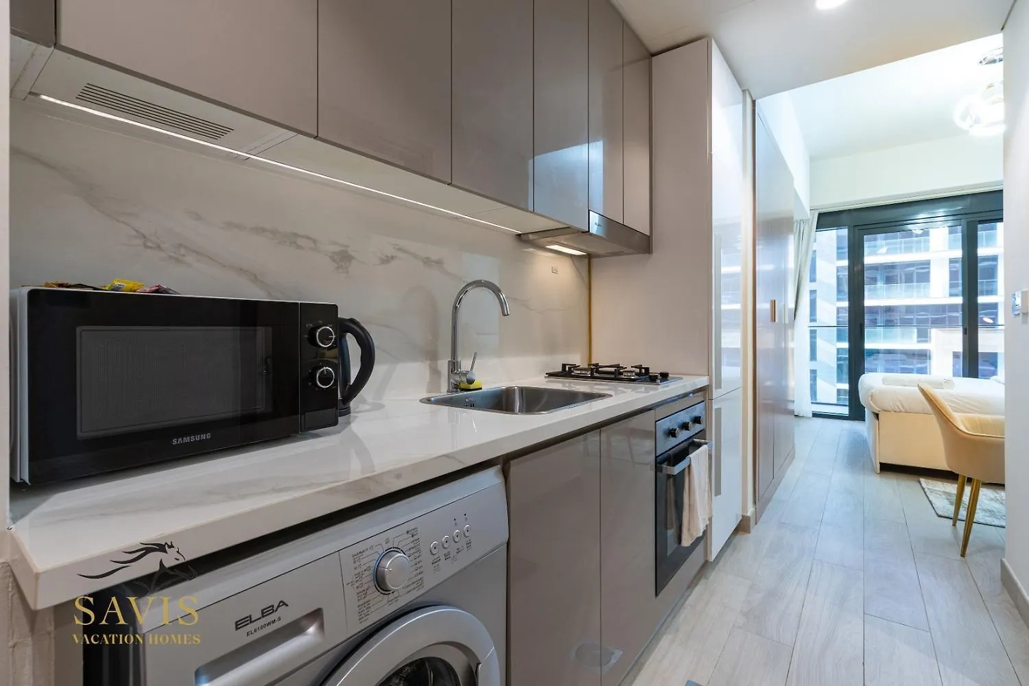 Cozy Brand New Studio In Meydan Dubaj Egyesült Arab Emírségek